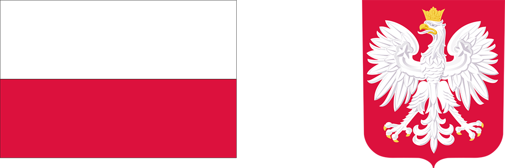 Flaga i godło Rzeczpospolitej Polskiej